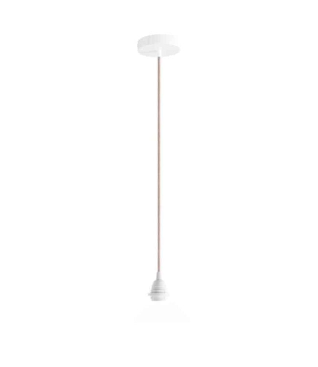 ORIGINAL HOME Textielsnoer Met Metalen Plafondrozet | 2 m | Blossom