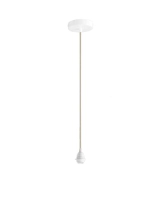 ORIGINAL HOME Textielsnoer Met Metalen Plafondrozet | 2 m | Naturel