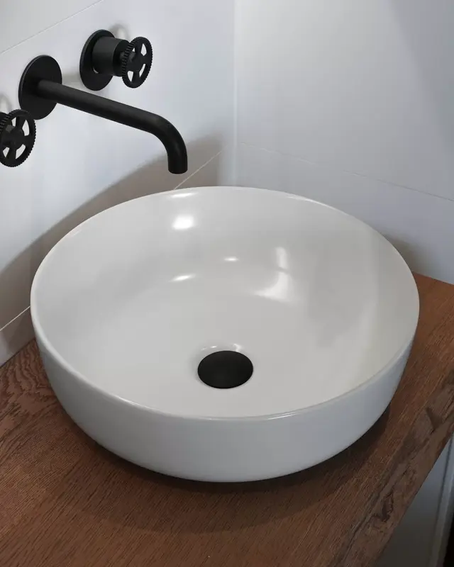 Loutro Bathroomware Waskom Drossia | Ø41,5 x H13 cm | 2 Kleuren