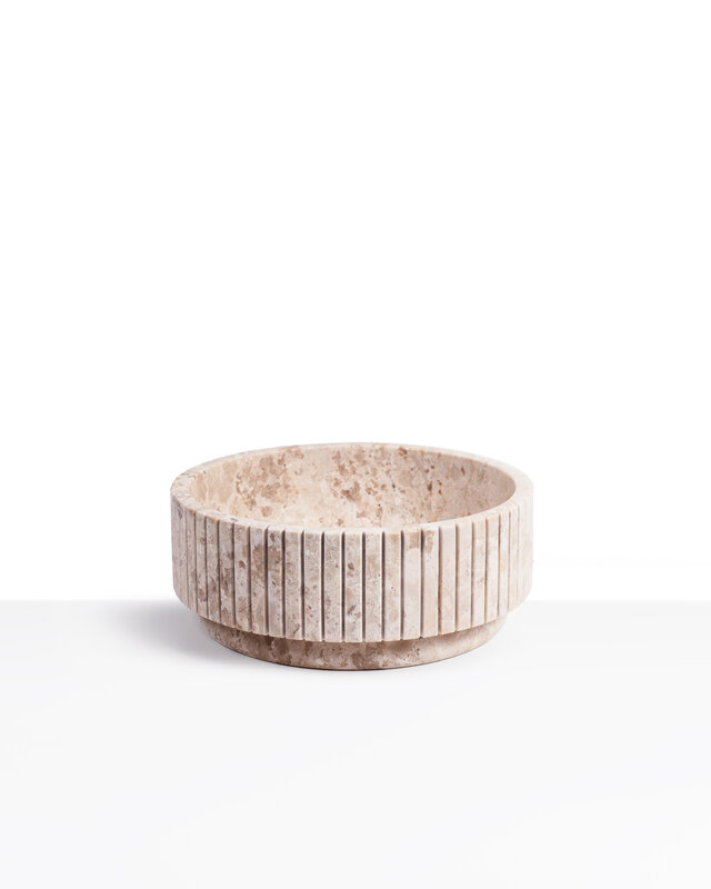 Loutro Bathroomware Waskom Irini Mini | Marmer | Ø25 x H12 cm