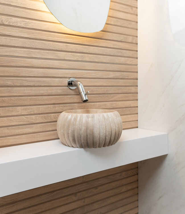 Rene Houtman Waskom Agora | Beige | 2 Maten