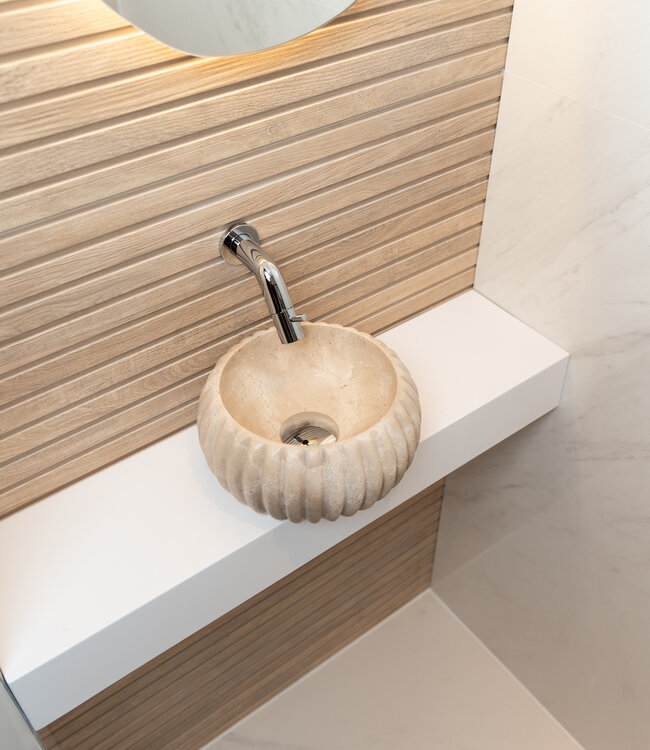 Loutro Bathroomware Waskom Agora | Beige | 2 Maten