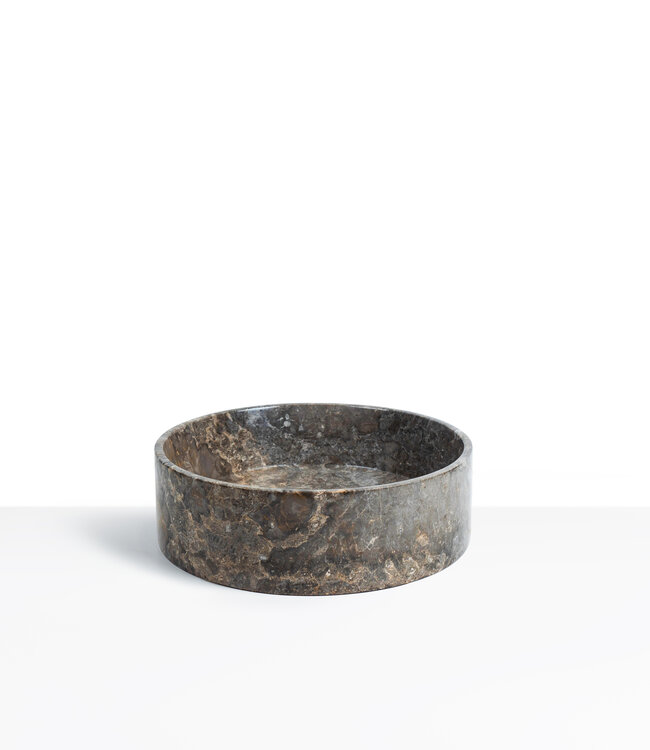 Rene Houtman Waskom Louise | Marmer | 3 Kleuren | Ø40 x H12 cm