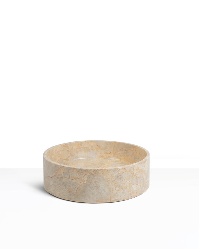 Loutro Bathroomware Waskom Louise | Marmer | 3 Kleuren | Ø40 x H12 cm