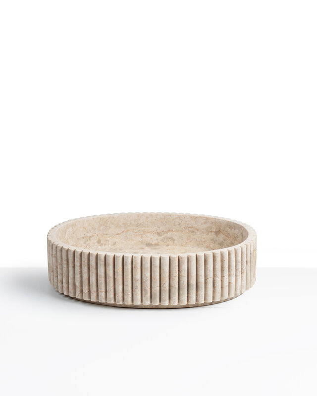 Loutro Bathroomware Waskom Irini Ovaal | Marmer | H12 x B50 x D38 cm