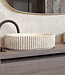Loutro Bathroomware Waskom Irini Ovaal | Marmer | H12 x B50 x D38 cm