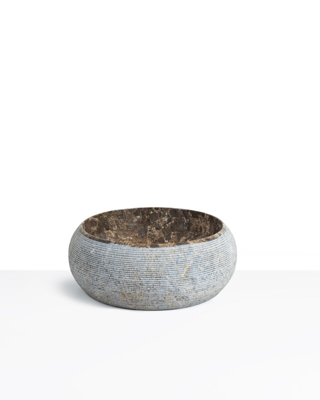 Loutro Bathroomware Waskom Rocky | Marmer | H15 x Ø40 cm | 3 Kleuren