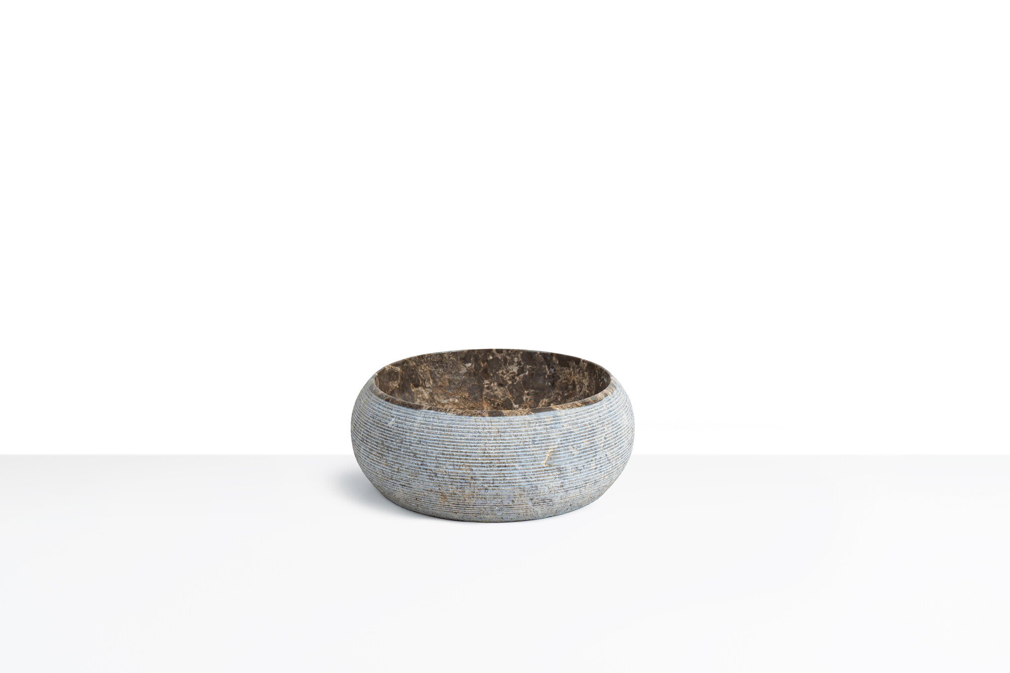 Loutro Bathroomware Waskom Rocky | Marmer | H15 x Ø40 cm | 3 Kleuren