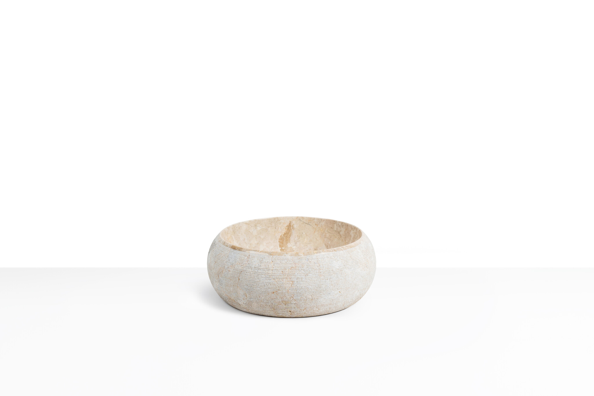 Loutro Bathroomware Waskom Rocky | Marmer | H15 x Ø40 cm | 3 Kleuren