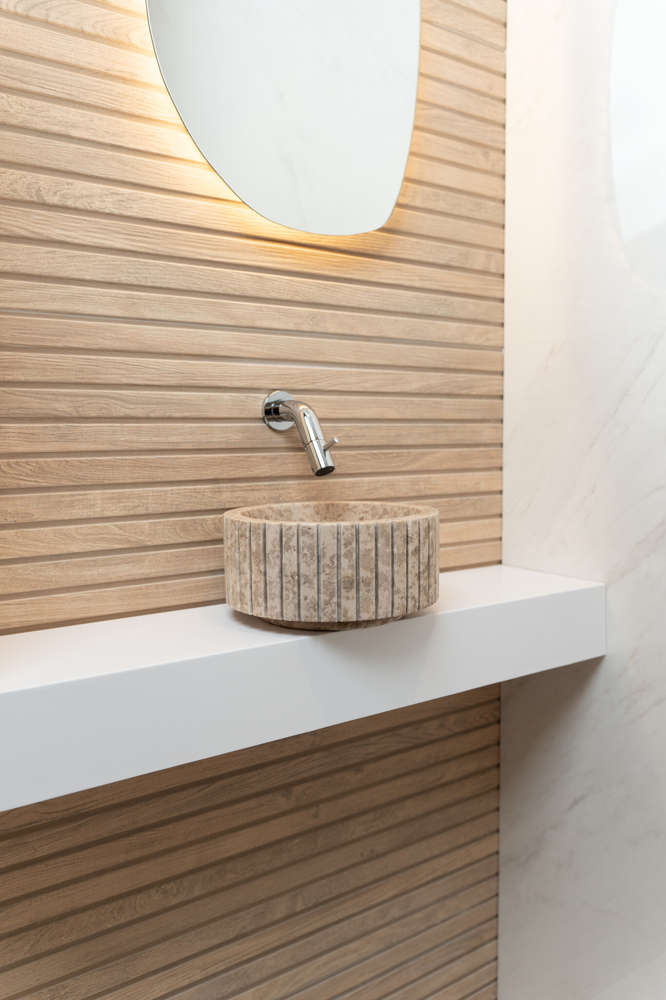 Loutro Bathroomware Waskom Jayda | Marmer | 2 Maten