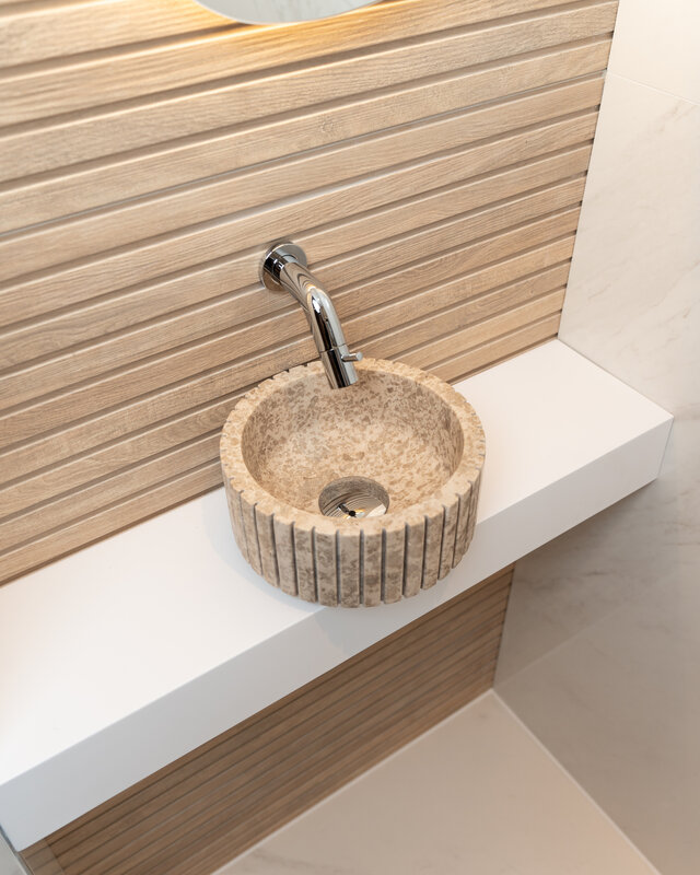 Loutro Bathroomware Waskom Jayda | Marmer | 2 Maten