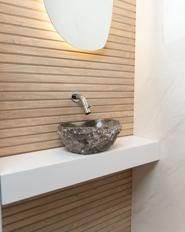 Loutro Bathroomware Waskom Kev | Marmer | Kies Maat + Kleur!