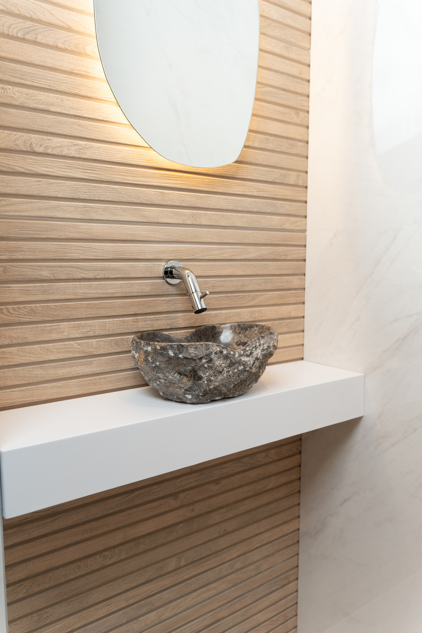 Loutro Bathroomware Waskom Kev | Marmer | Kies Maat + Kleur!