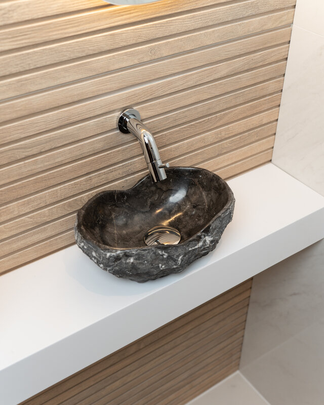 Loutro Bathroomware Waskom Kev | Marmer | Kies Maat + Kleur!
