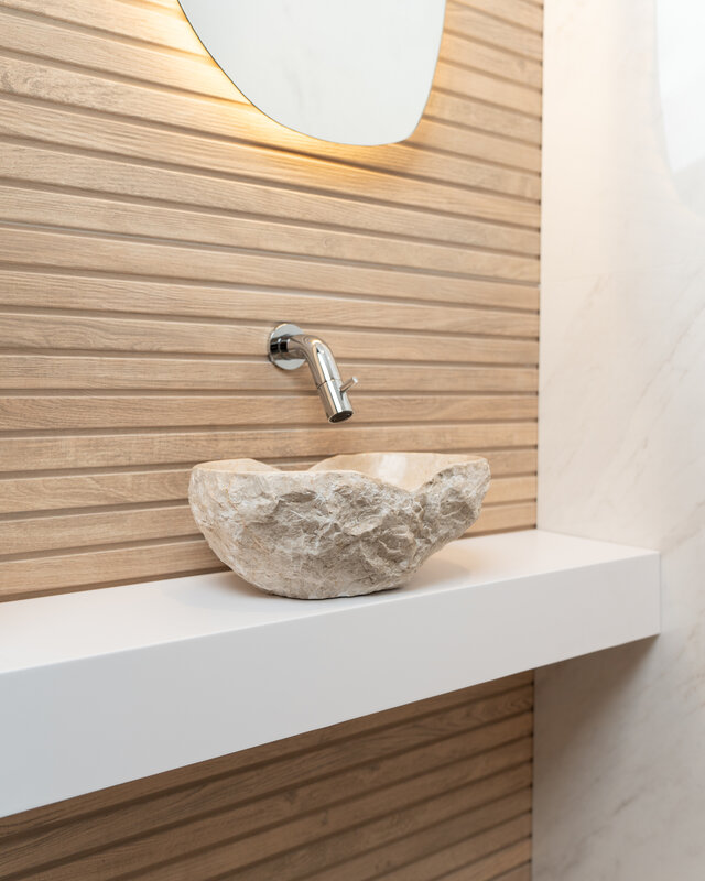 Loutro Bathroomware Waskom Kev | Marmer | Kies Maat + Kleur!