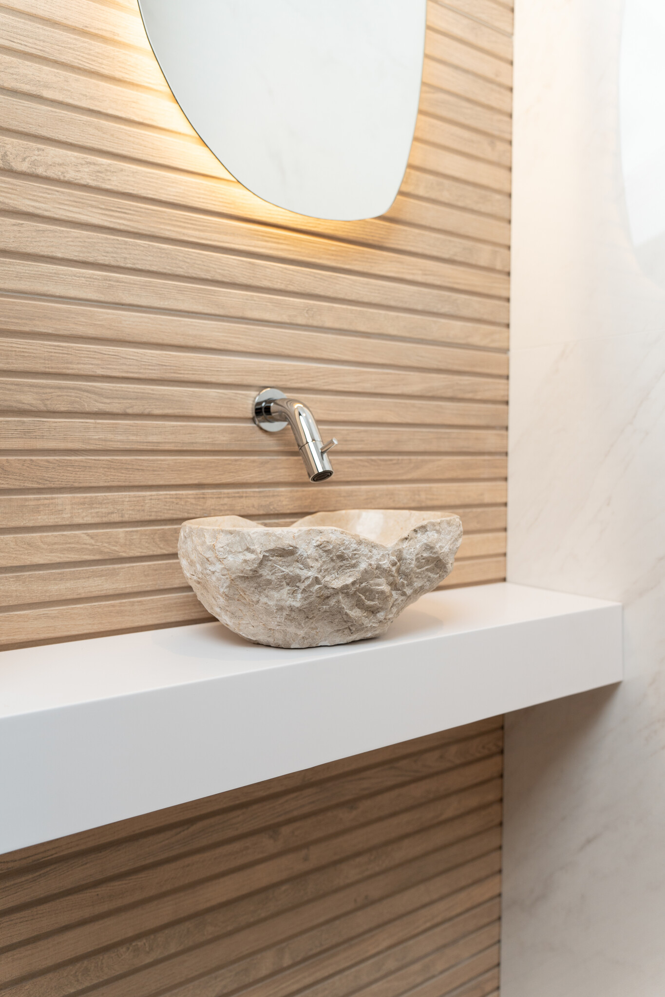Loutro Bathroomware Waskom Kev | Marmer | Kies Maat + Kleur!