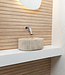 Loutro Bathroomware Waskom Irini Ovaal Mini | Marmer | H12 x B30 x D20 cm