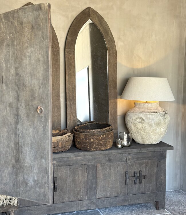 Aura Peeperkorn Old Farm Delhi Spiegel | Teakhout | H154 x B67 cm