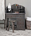 Luksa Home Collection Bureau Floris | Antique Grey | H120 x B90 x D45 cm