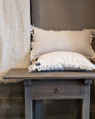 Luksa Home Collection Plaid Louise | Beige | Linnen | 2 Maten
