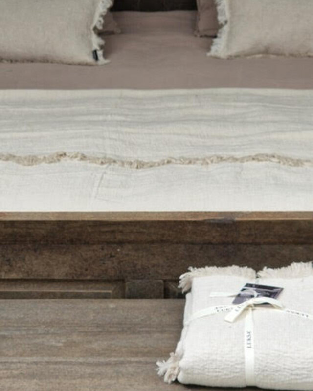 Luksa Home Collection Dekbedovertrek Louise Met Kussenhoes | Wit