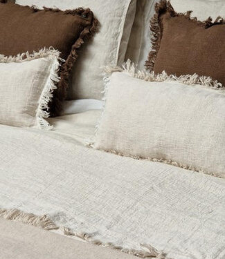 Luksa Home Collection Dekbedovertrek Louise Met Kussenhoes | Wit