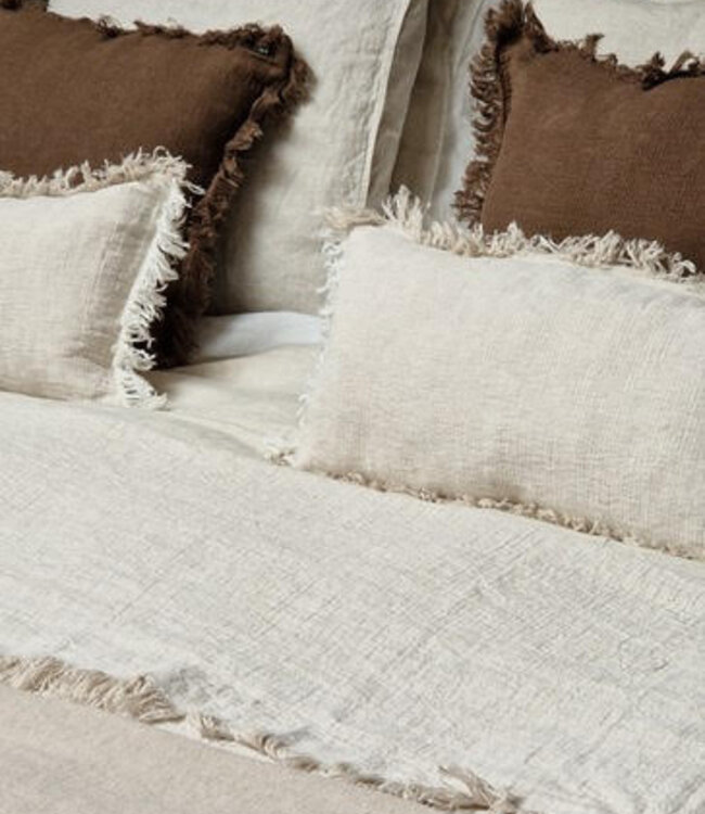 Luksa Home Collection Dekbedovertrek Louise Met Kussenhoes | Wit
