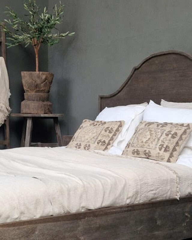 Luksa Home Collection Ledikant Bauke | Antique Grey | 180 x 200 cm