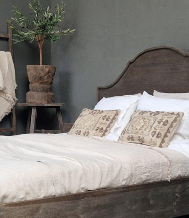 Luksa Home Collection Ledikant Bauke | Antique Grey | 180 x 200 cm