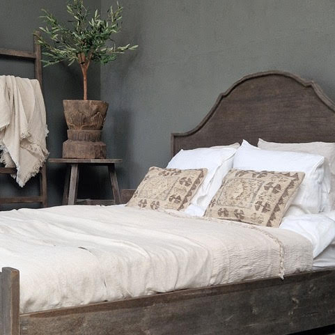 Luksa Home Collection Ledikant Bauke | Antique Grey | 180 x 200 cm