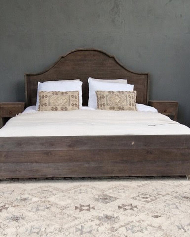 Luksa Home Collection Ledikant Bauke | Antique Grey | 180 x 200 cm
