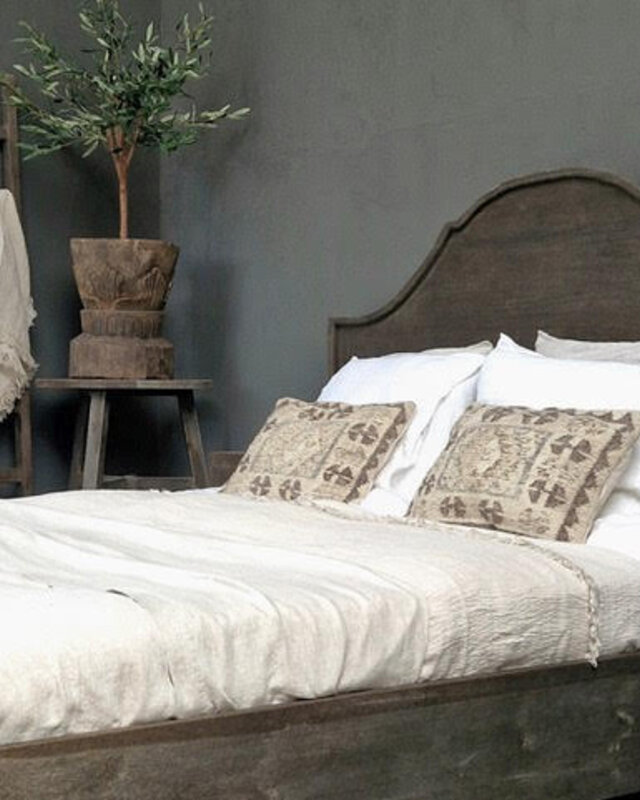 Luksa Home Collection Ledikant Bauke | Antique Grey | 180 x 200 cm