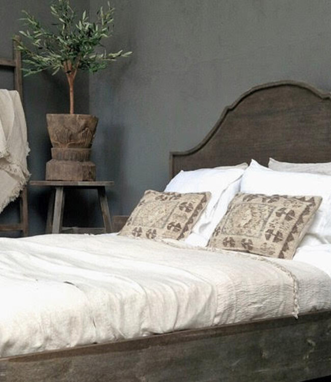 Luksa Home Collection Ledikant Bauke | Antique Grey | 180 x 200 cm