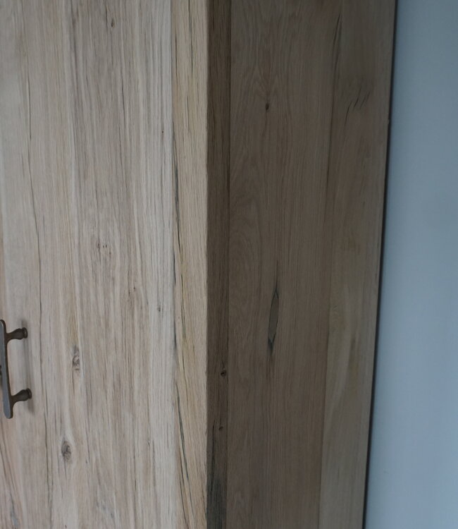 Rene Houtman Mary Badkamerkast | 2-Deurs | Oud Eiken Geschaafd