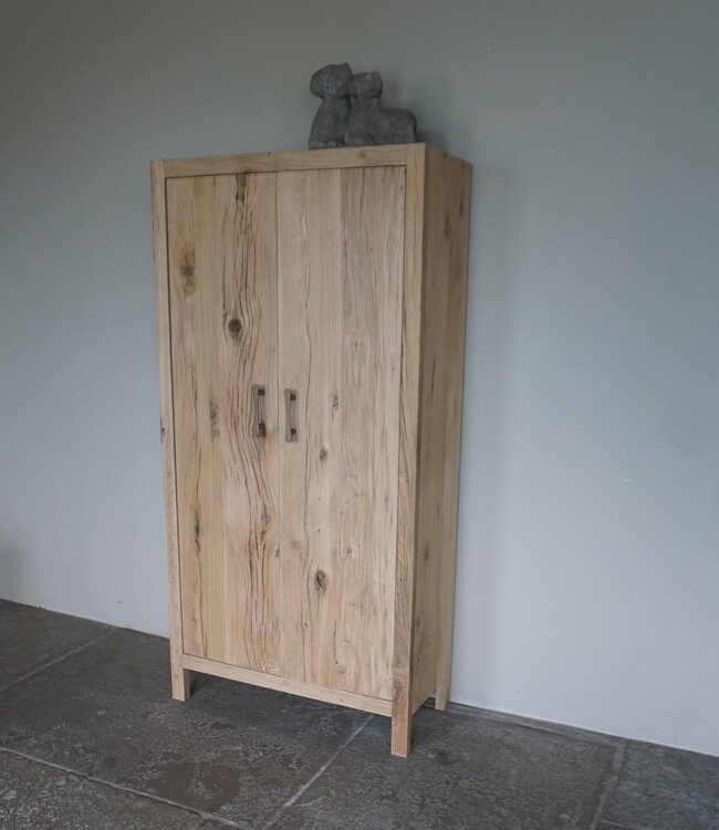 Rene Houtman Mary Badkamerkast | 2-Deurs | Oud Eiken Geschaafd
