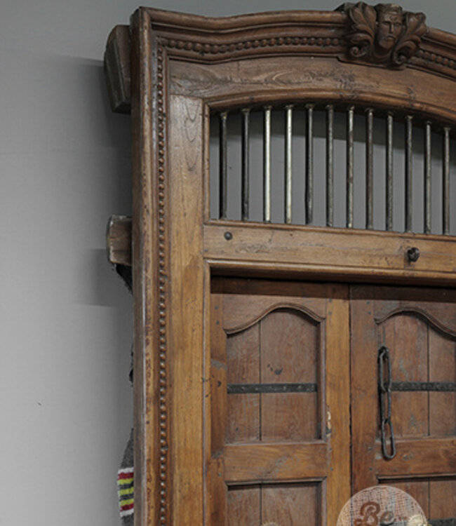 Be-Uniq Oude Deur Met Kozijn | India | H272xB136xD23 cm