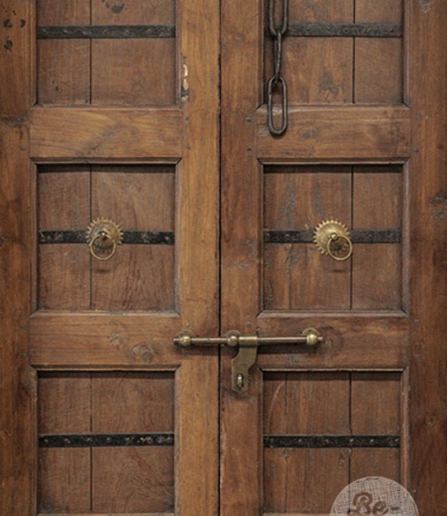 Be-Uniq Oude Deur Met Kozijn | India | H272xB136xD23 cm