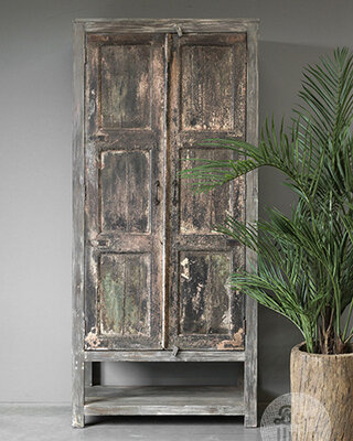 Be-Uniq Oude Dichte Kast | India | H210xB96xD41 cm