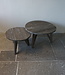 Rene Houtman Bijzettafel Salontafel Set Van 2 | Rond | Driftwood