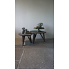 Bijzettafel Salontafel Set Van 2 | Rond | Driftwood