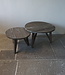 Rene Houtman Bijzettafel Salontafel Set Van 2 | Rond | Driftwood