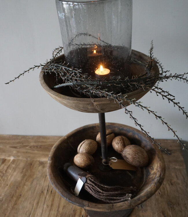 Rene Houtman Oud Houten Etagère | H55 cm