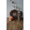 Nepalese Houten Pot | Incl. Ketting | H28 x D14 cm