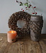 Rene Houtman Nepalese Houten Pot | Incl. Ketting | H28 x D14 cm