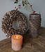 Rene Houtman Nepalese Houten Pot | Incl. Ketting | H28 x D14 cm