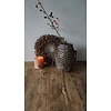 Nepalese Houten Pot | Incl. Ketting | H27 x D20 cm