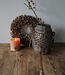 Rene Houtman Nepalese Houten Pot | Incl. Ketting | H27 x D20 cm