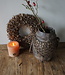 Rene Houtman Nepalese Houten Pot | Incl. Ketting | H27 x D20 cm