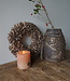 Rene Houtman Nepalese Houten Pot | Incl. Ketting | H27 x D20 cm
