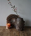 Rene Houtman Nepalese Houten Pot | Incl. Ketting | H27 x D20 cm